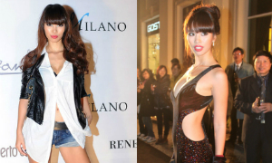 Choáng với gu thời trang 'tây hóa nổi loạn' của Hà Anh 